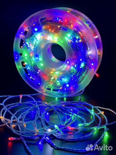 Гирлянда уличная морозостойкая 100 метров