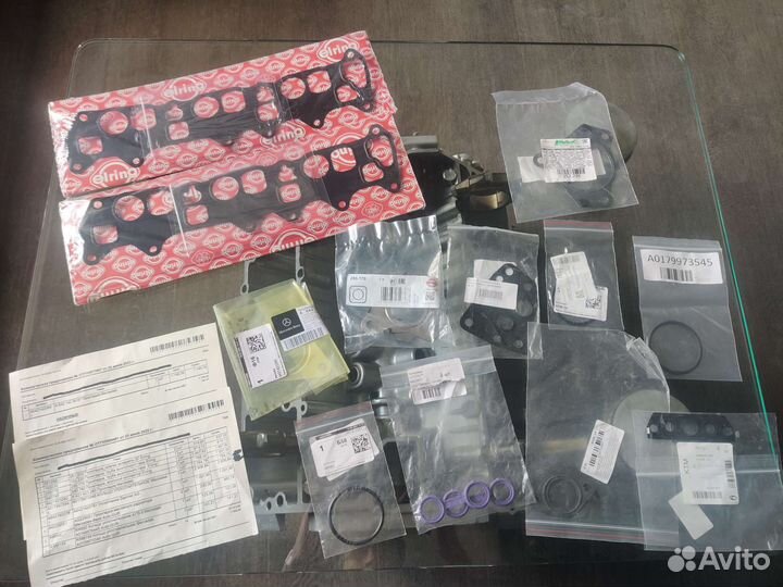 Набор прокладок для ремонта течи теплообм. om642