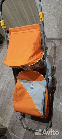 Детские санки коляска