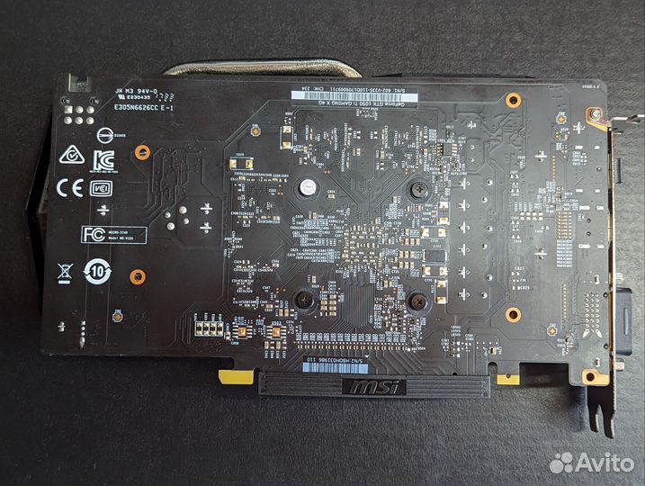 Видеокарта MSI GTX 1050Ti gaming x 4g