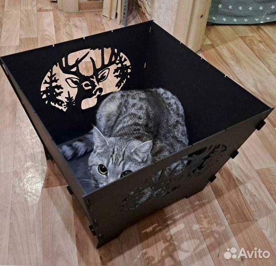 Кастровая чаша с решёткой гриль