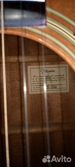Акустическая гитара Takamine TS 500(массив)