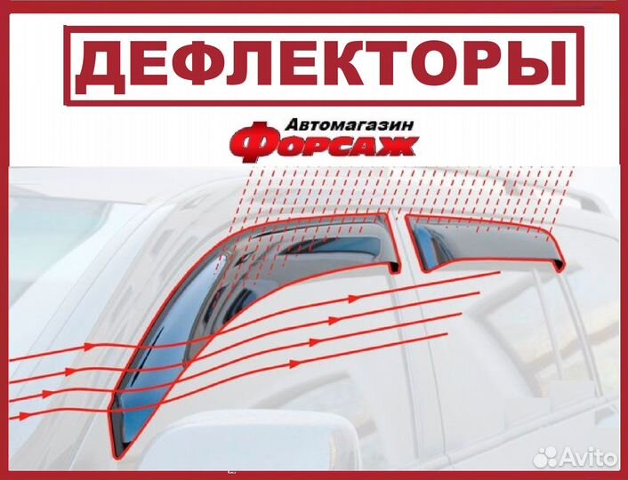 Ветровики toyota harrier / lexus RX