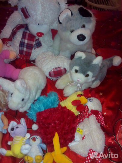 Игрушки мягкие пакетом