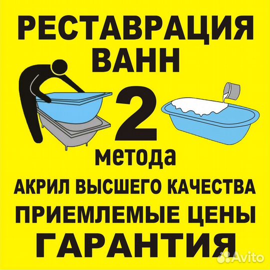 Реставрация ванн. Два метода