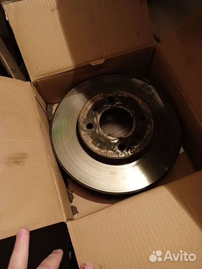 Диски тормозные передние solaris