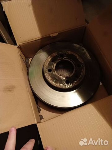 Диски тормозные передние solaris