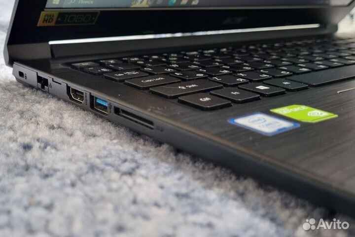 Игровой ноутбук Acer i3/GeForce MX130/8/ssd