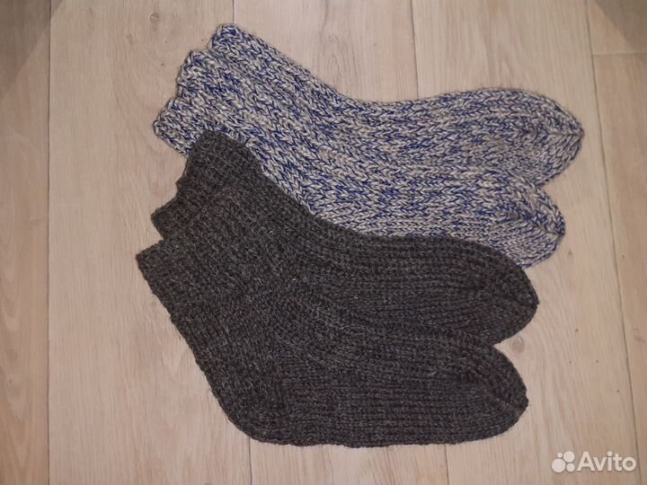 Шерстяные носки ручной работы