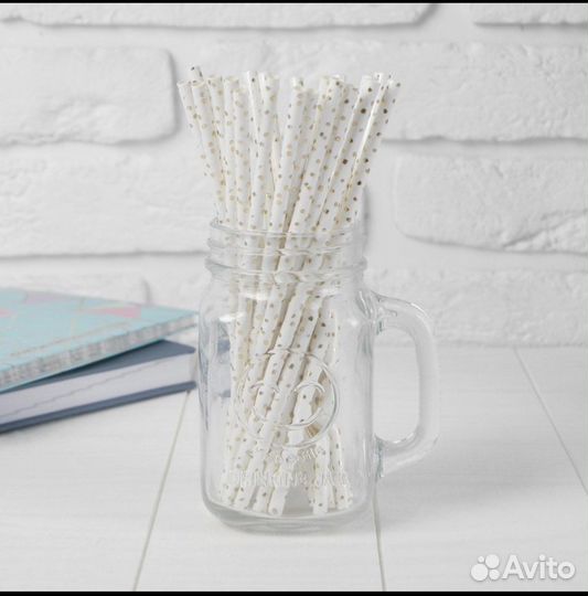 Шпажки «Розовый фламинго», 12 см, 50шт+трубочки