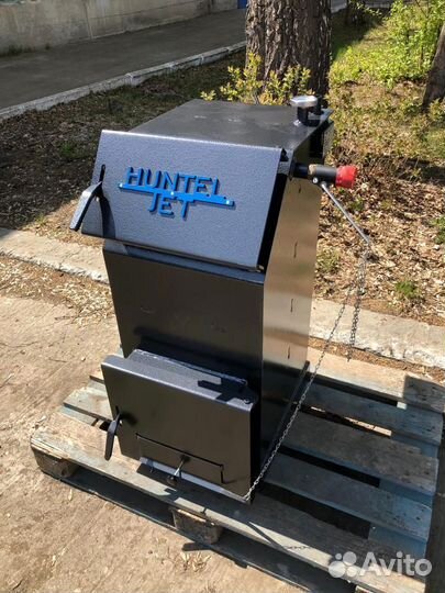 Твердотопливный котёл с увеличенной топкой