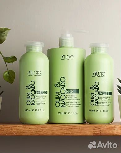 Питательная маска для волос с маслами Авокадо