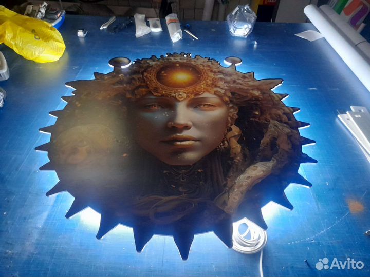 Реклама с подсветкой