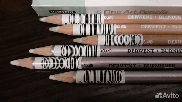 Derwent Blender and Burnisher 6 шт. сразу