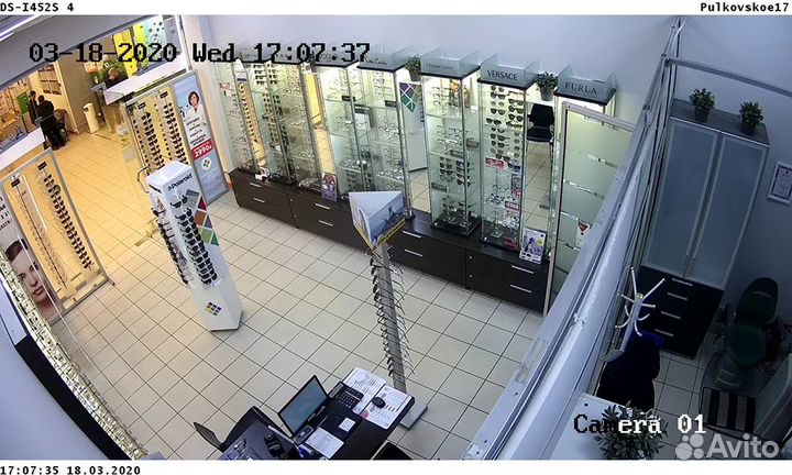 Комплект видеонаблюдения с установкой