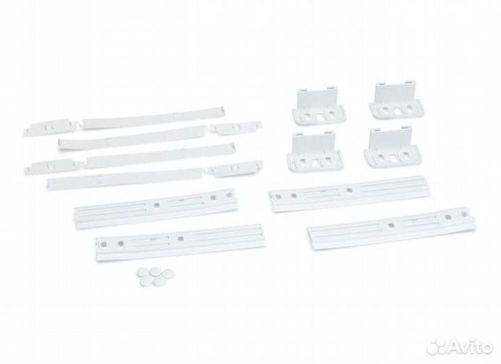 Крепеж фасада встроенного холодильника