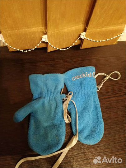 Варежки флисовые Crockid