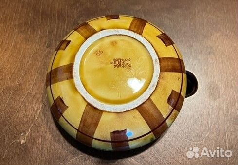 Пепельница круглая, фаянсовая, 