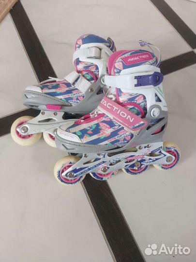 Роликовые коньки детские раздвижные