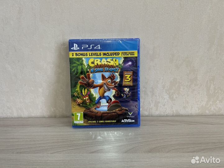 Crash bandicoot n sane trilogy ps4 ps5 диск