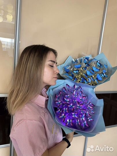 Букет из бабочек цветы