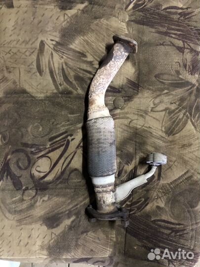 Гофра глушителя на hyundai solaris 1.4