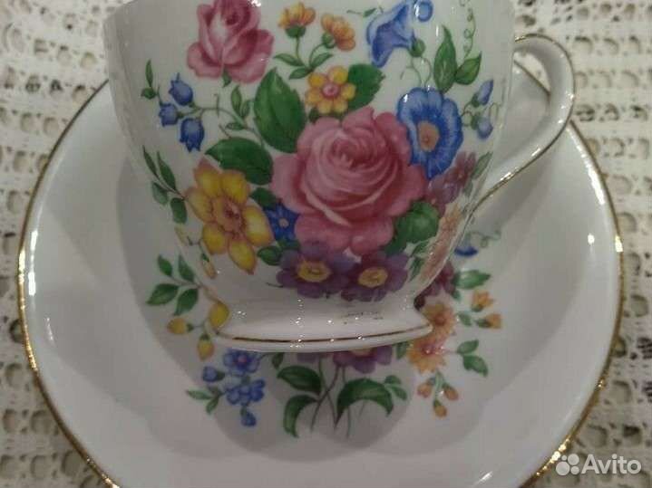 Чайная пара Bell China, Англия, 1930 - е гг