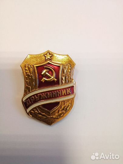 Значок Дружинник