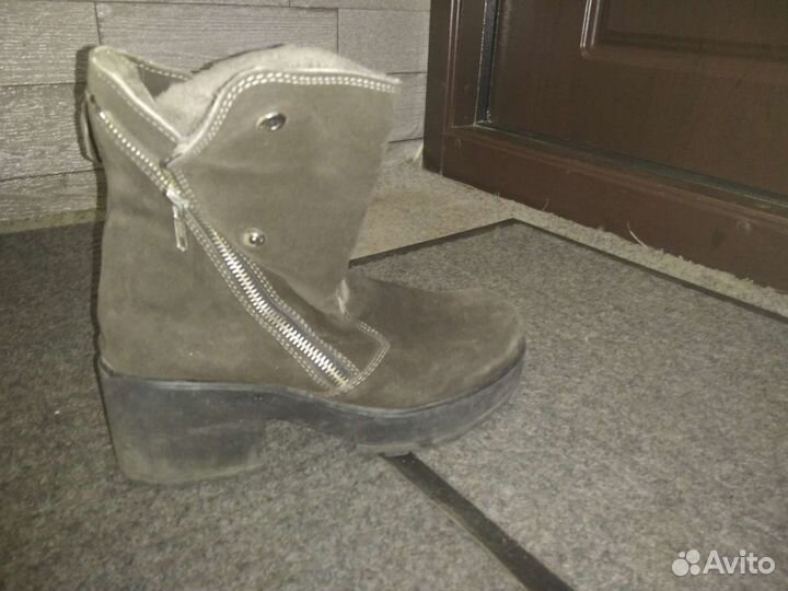 Полуботинки зимние женские