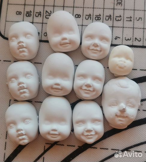 Лица для ватных игрушек