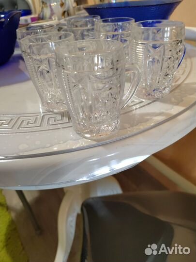Хрустальные кружки СССР 6шт