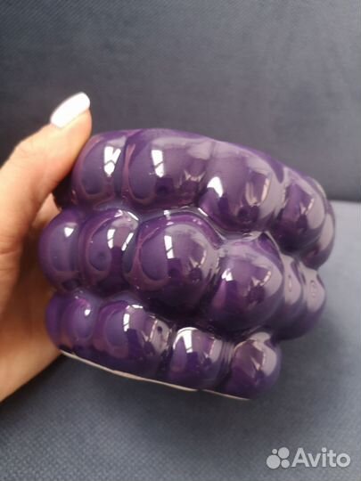 Емкость ваза для варенья конфетница с крышкой