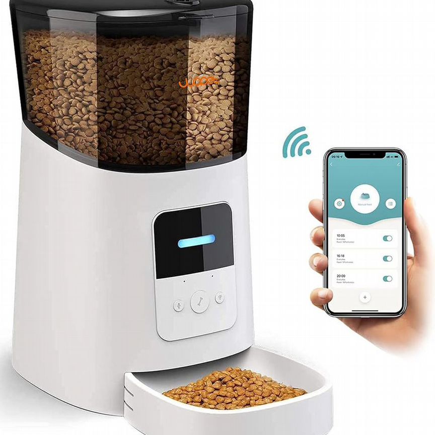 Новая USA wopet 6L Automatic Cat Feeder, WiFi Auto