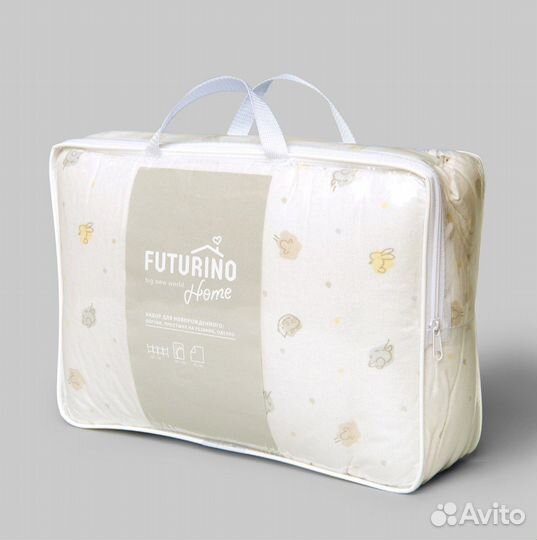 Набор спальный детский: одеяло, простыня, бортики