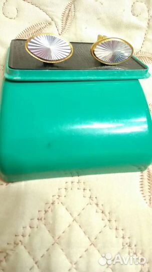 Запонки винтажные СССР, латунь