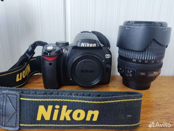 Зеркальный фотоаппарат nikon D60 + объектив 18-105