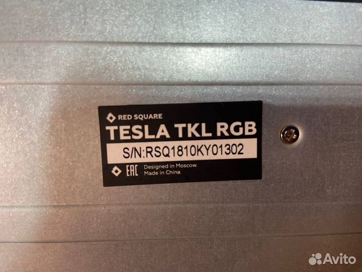 Игровая клавиатура Red Square Tesla TKL RGB