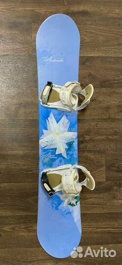 Сноуборд Avalanche Flora 150 + крепы Drake Cobra M