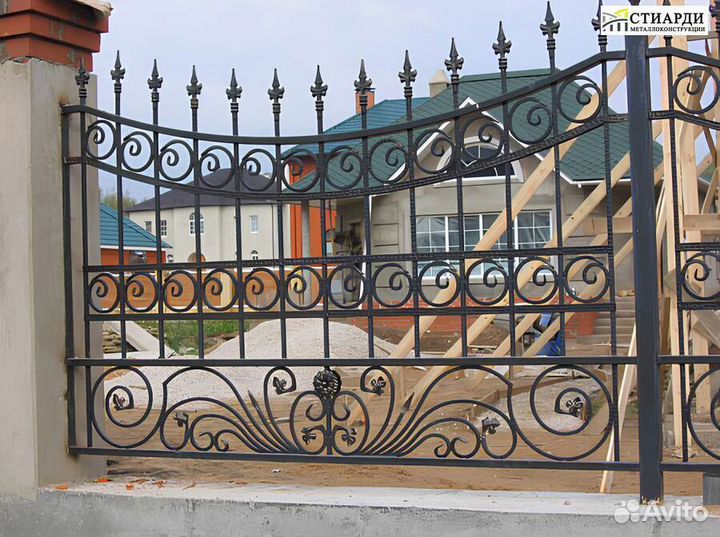 Забор металлический. Установка