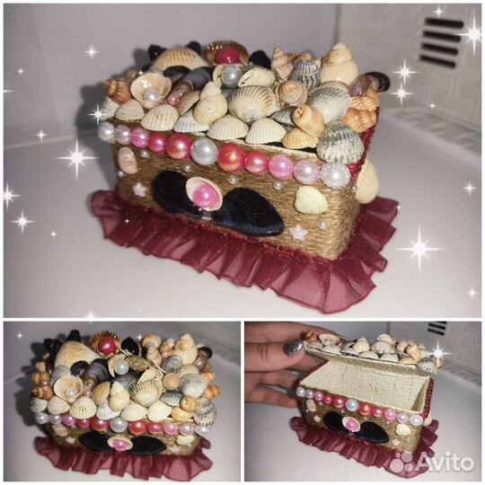 Шкатулки из ракушек