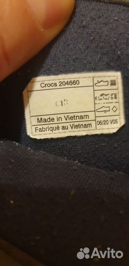 Crocs сапоги С-13 осень-зима-весна (19 см)