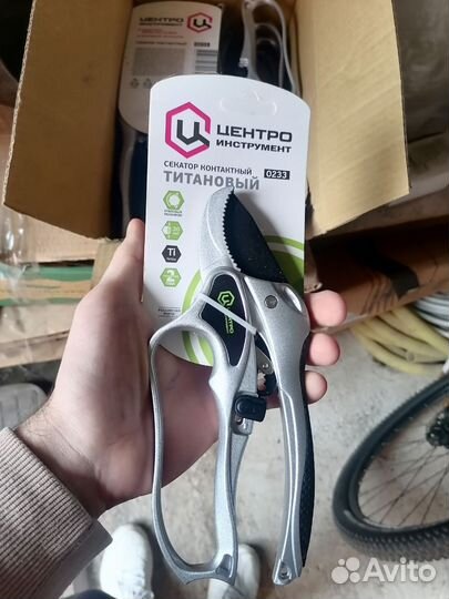 Секатор с храповым механизмом