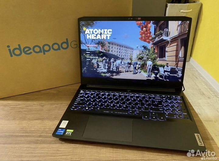 Новый игровой Lenovo i5-11300H/RTX 3050/16/512