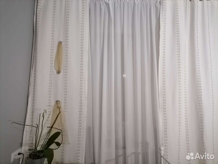Шторы из натуральной, плотной ткани