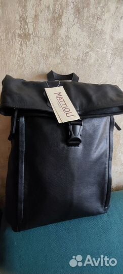 Рюкзак новый из 100% натуральной кожи