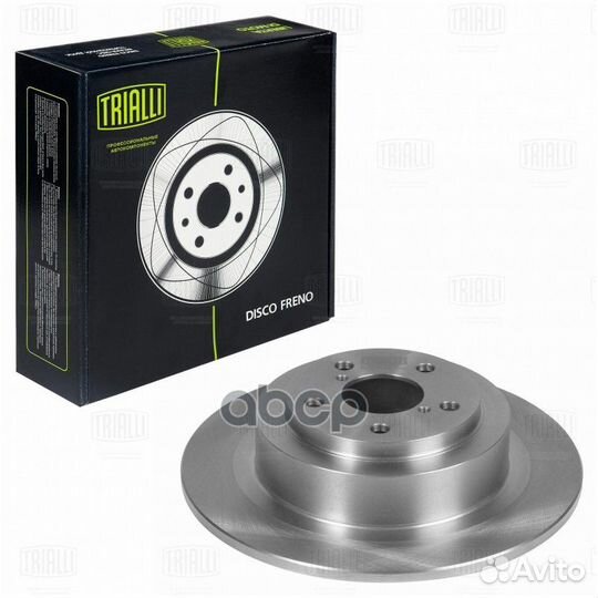 Диск тормозной зад DF220102 Trialli