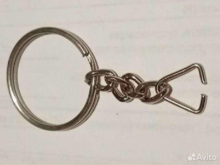 Брелок жетон цепочка кольцо медальон основа