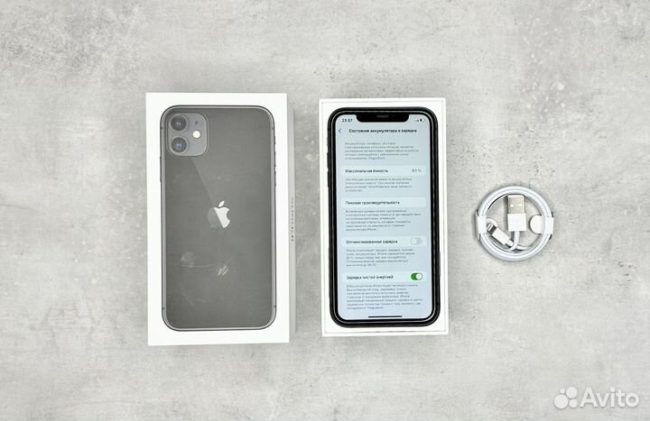 iPhone 11 64Gb (83%,чек,гарантия,simesim)