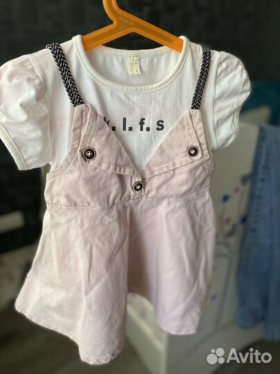 Платья для девочки летние,только комплектом