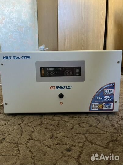 Стабилизатор напряжения Энергия ибп Pro 1700 12В